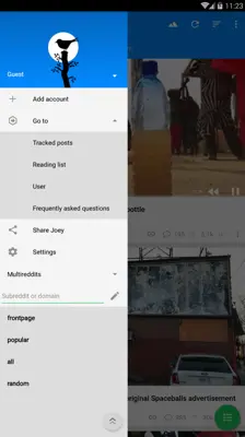 Joey for Reddit android App screenshot 7